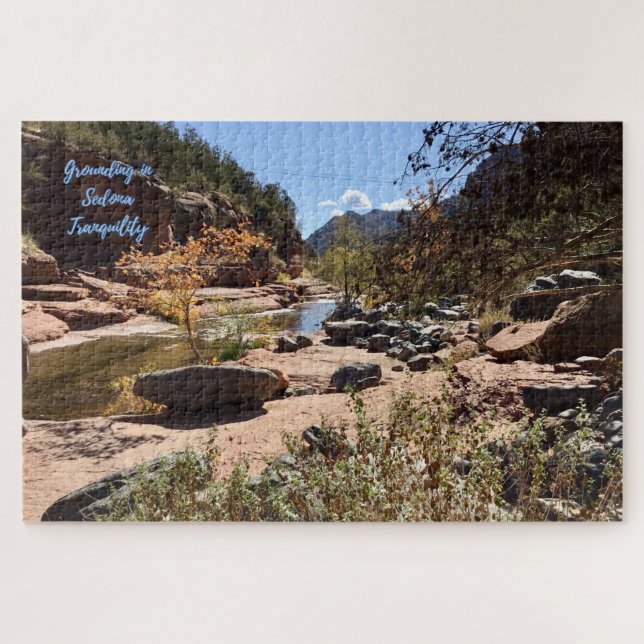 Grounding in Sedona Tranquillity - Quiet Ember Jigsaw Puzzle (Horizontal)