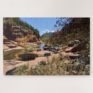 Grounding in Sedona Tranquillity Sedona Arizona Jigsaw Puzzle