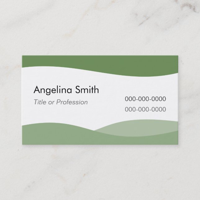 Group Calling card water waves E1G (Front)