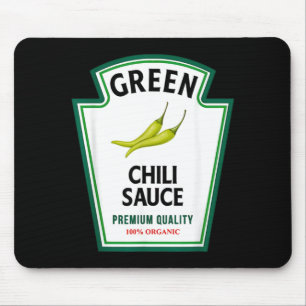 Group Condiments Family Halloween Costume Green Mouse Pad