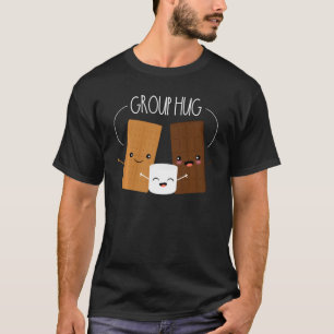 Group Hug Chocolate Biscuits Marshmallow T-Shirt