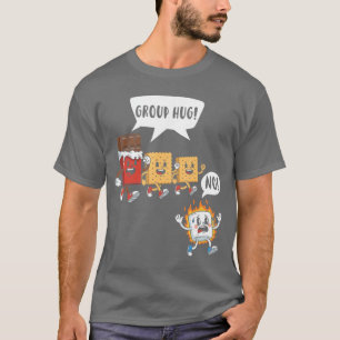 Group Hug Chocolate Marshmallow Funny Smores Lover T-Shirt