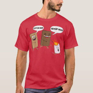 Group Hug Funny Smores Chocolate Marshmallow Campi T-Shirt