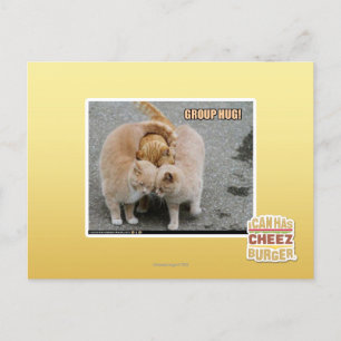 group hug postcard