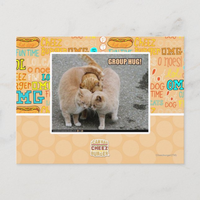 group hug postcard (Front)