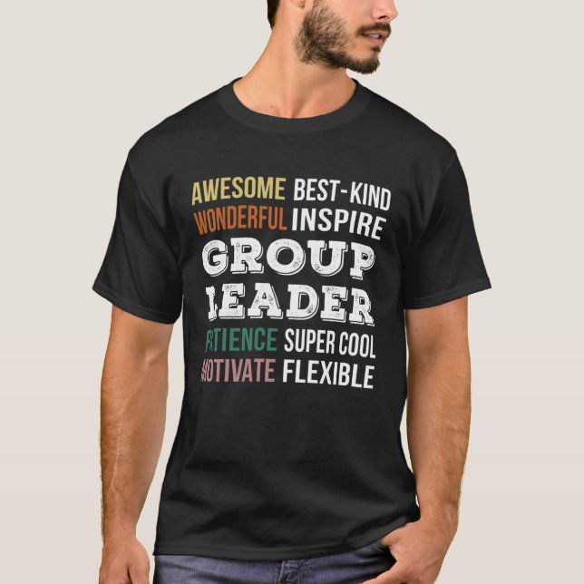 Group Leader  Appreciation T-Shirt (Front)