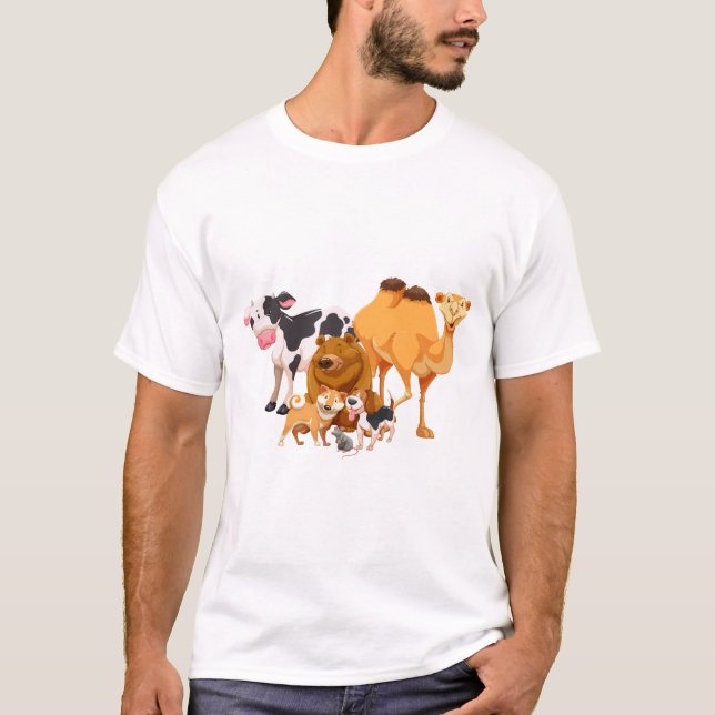 Group of animal T-Shirt (Front)