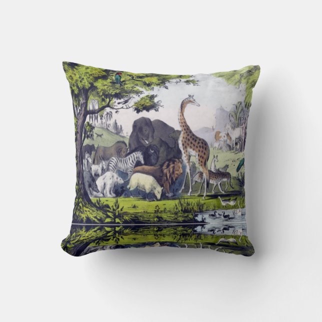 Group of animals cushion (Front)