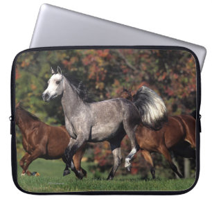 Group of Arab Horses Running Laptop Sleeve