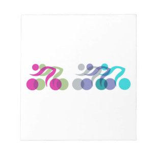 Group of Bikers Notepad