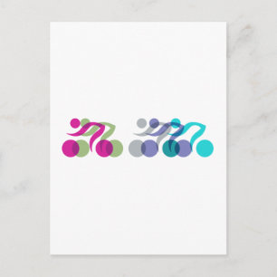 Group of Bikers Postcard