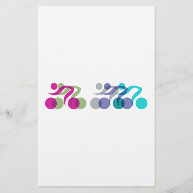 Group of Bikers Stationery (Front)