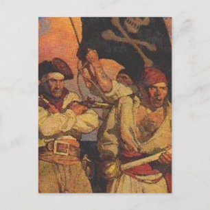 Group of Buccanneers Postcard