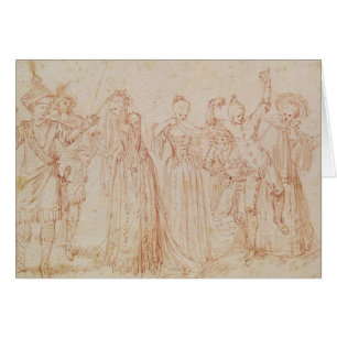 Group of Comic and Tragic Actors