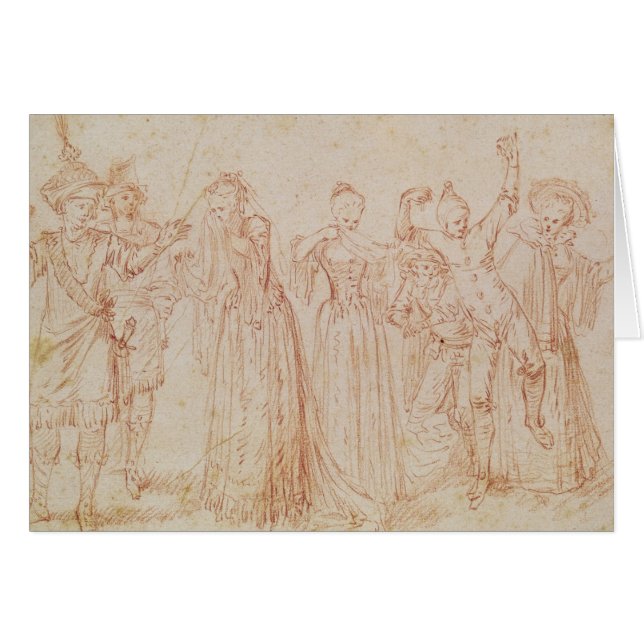 Group of Comic and Tragic Actors (Front Horizontal)
