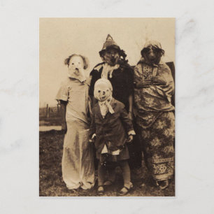 Group of Creepy Postcard