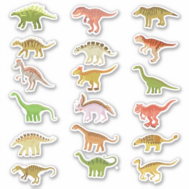group of dinosaurs (Front)