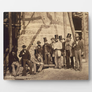 Group of Foremen, 1862 (photo) Plaque