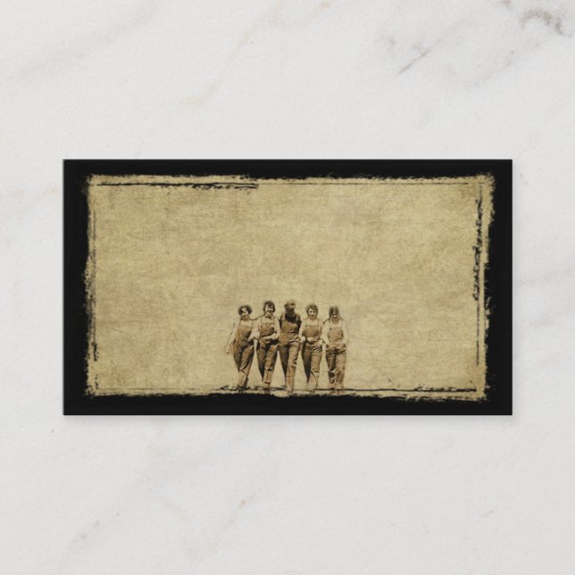 Group Of Gals- Prim Biz Cards (Front)