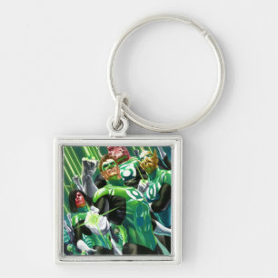 Group of Green Lanterns Key Ring
