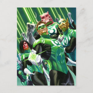 Group of Green Lanterns Postcard