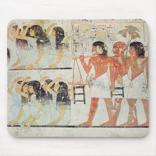 Group of mourners in the funeral procession mouse pad (Front)