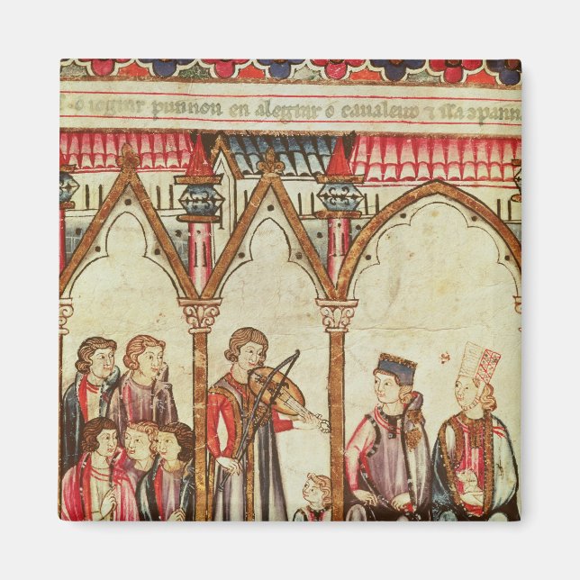 Group of Troubadours Magnet (Front)