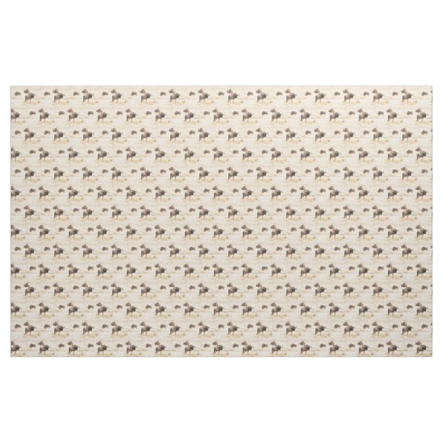 Group of wildebeest fabric (Yard)
