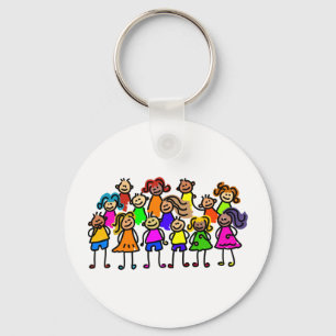 Group Photo Key Ring