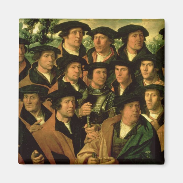Group Portrait of the Shooting Company Magnet (Front)