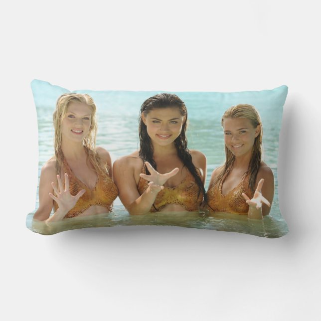 Group Pose In Water Lumbar Cushion (Front)