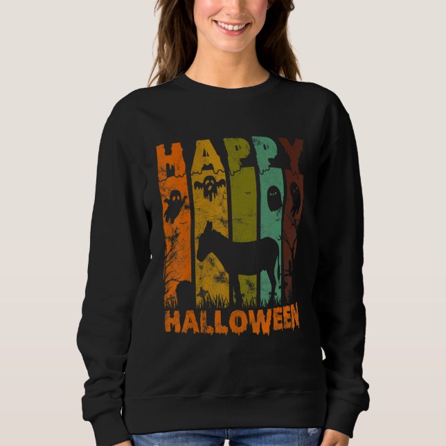 Group Pyjamas Matching Halloween Costume Retro Don Sweatshirt (Front)