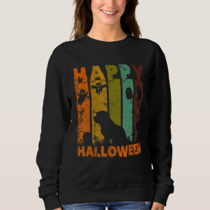 Group Pyjamas Matching Halloween Costume Retro Mal Sweatshirt