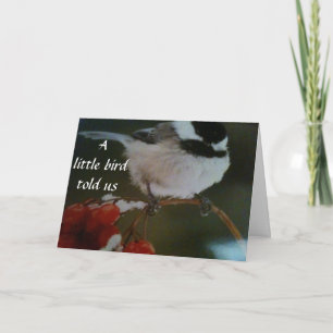 GROUP SENDS BIRD WITH BIRTHDAY WISH CARD