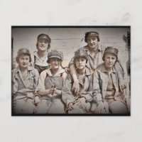 Group Shipyard Workers on Wharf