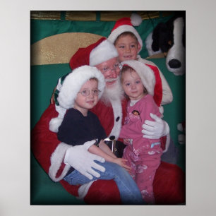 group with santa 4 poster