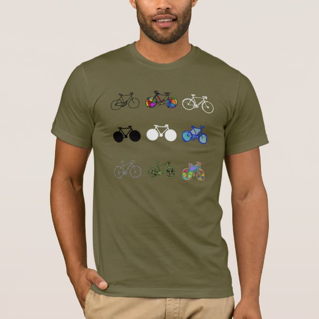grouped bikes T-Shirt (Front)