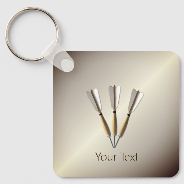 Grouped Dart Design Key Ring (Front)