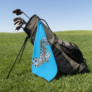 Grouper - Abstract Design - Cut out of a photo    Golf Towel