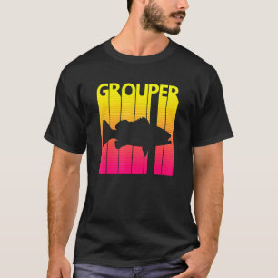 Grouper Fish Retro T-Shirt