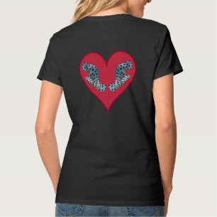 Grouper Twins in a Red Heart - Illustration T-Shirt