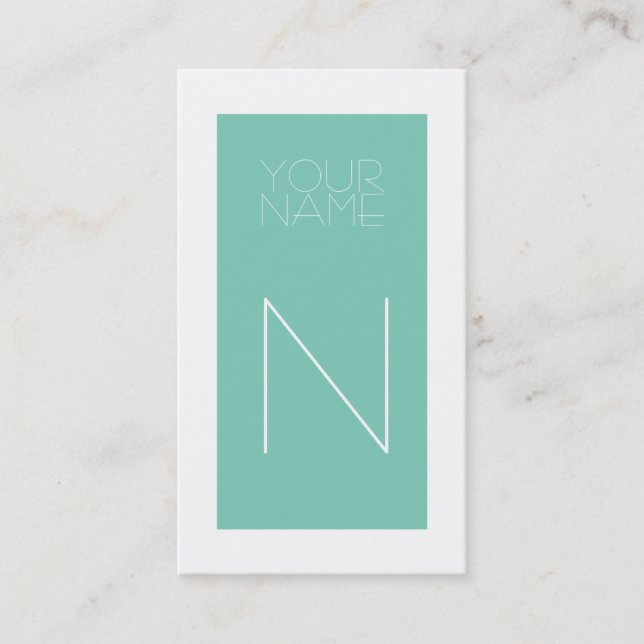 Groupon  Art Deco Business Card (Front)