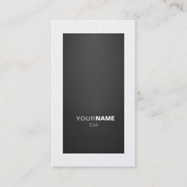 Groupon Graphite and Gold Business Card (Front)