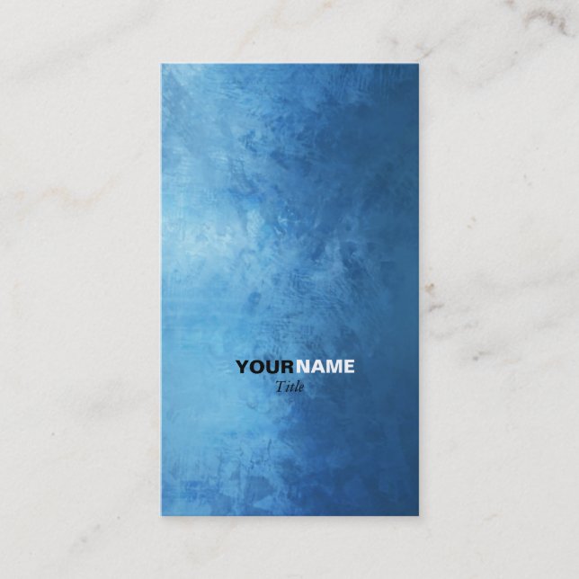 Groupon Modern Abstract Business Card (Front)