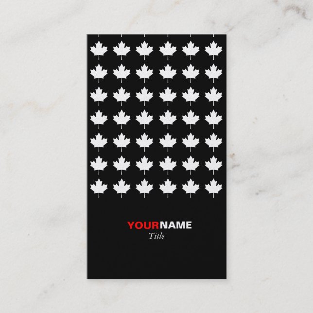 Groupon Modern Maple Gold Business Card (Front)