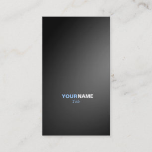 Groupon Noir Business Card