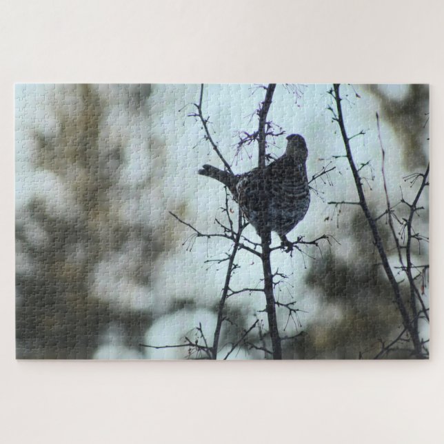 Grouse on a Cloudy Day puzzle (Horizontal)