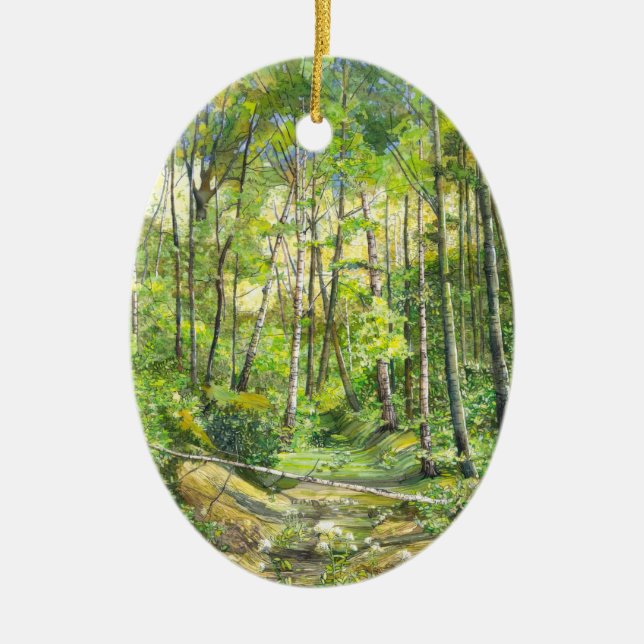 grove ceramic tree decoration (Front)