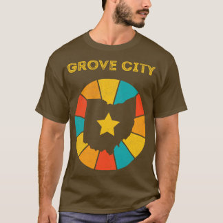 Grove City Ohio Vintage Distressed Souvenir 1 T-Shirt
