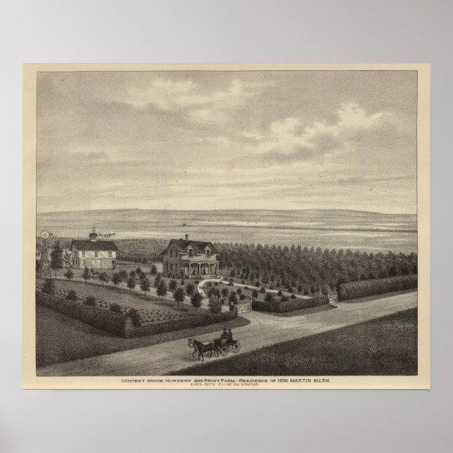 Grove Farm, Hays City, Kansas Poster (Front)